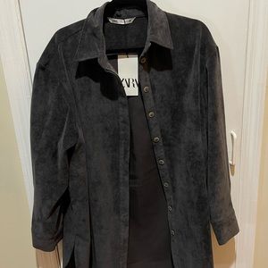Zara long sleeve button down shirt